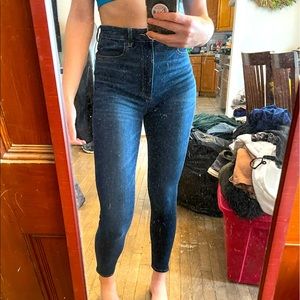 AE Super High Waist Skinny Jeans